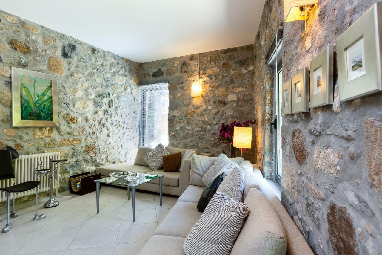 Muazzo Creta Stone House, Nature Escape With Pool, By Thinkvilla Pigí Eksteriør billede
