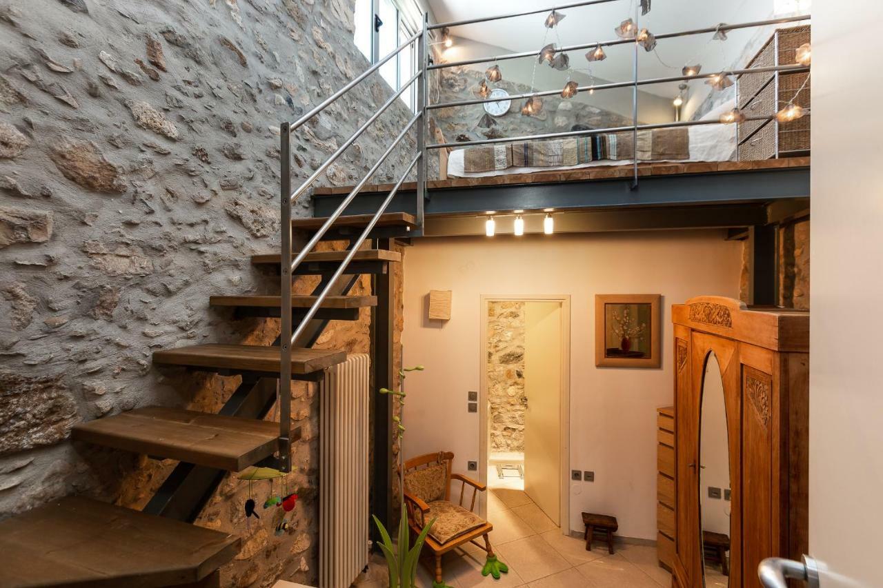 Muazzo Creta Stone House, Nature Escape With Pool, By Thinkvilla Pigí Eksteriør billede