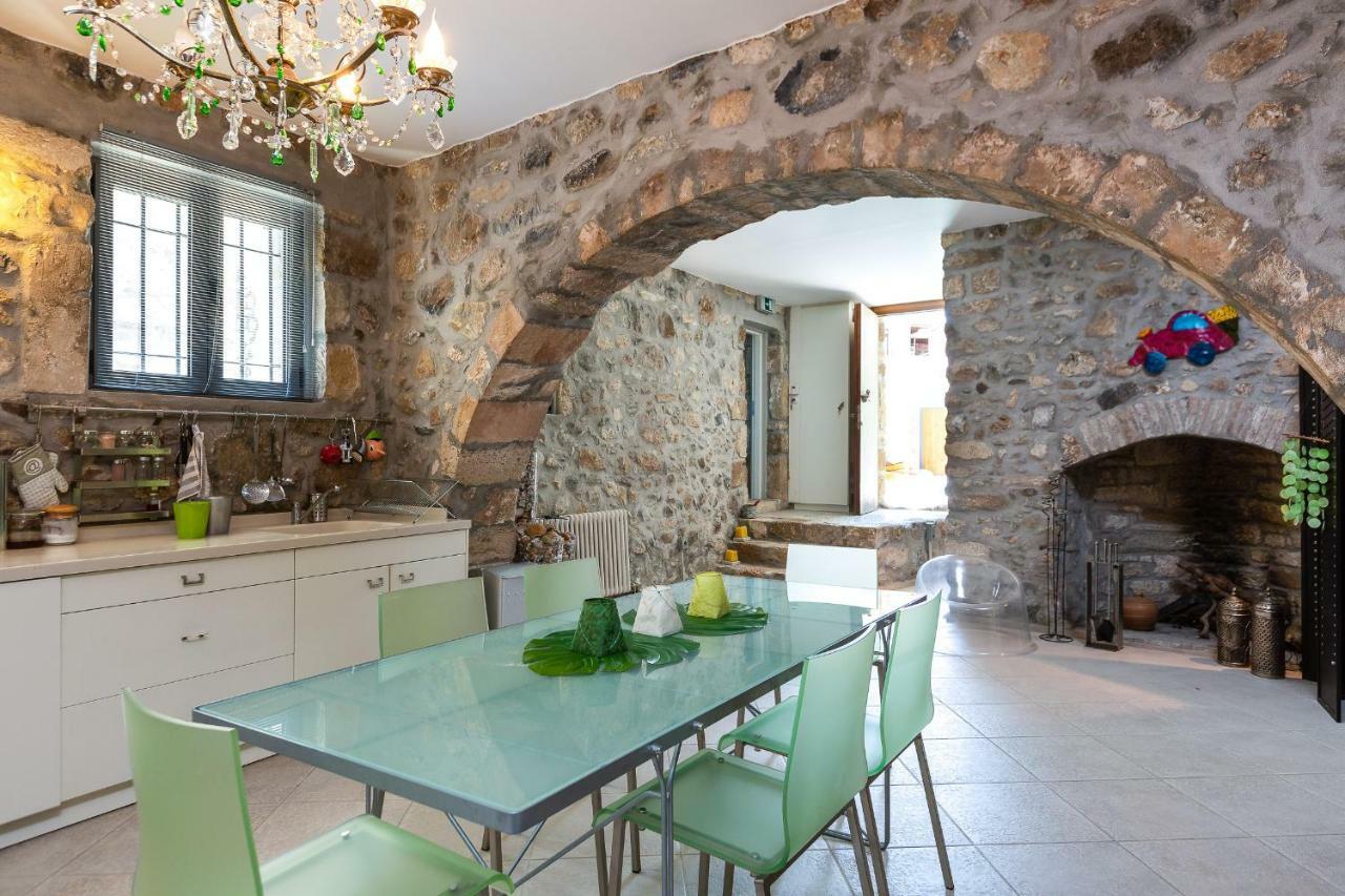 Muazzo Creta Stone House, Nature Escape With Pool, By Thinkvilla Pigí Eksteriør billede